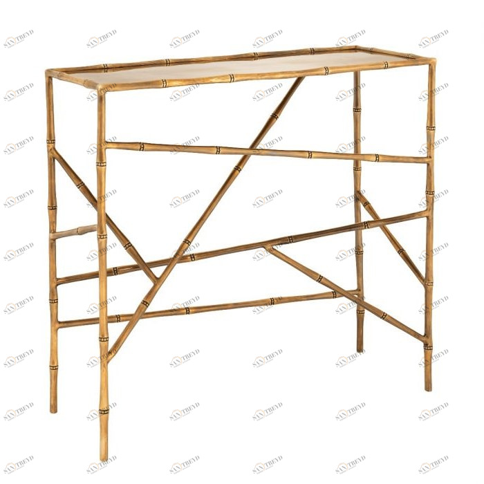 Консоль металлическая 81х79 см золотая Wailea EICHHOLTZ  00-3879024 Золото 