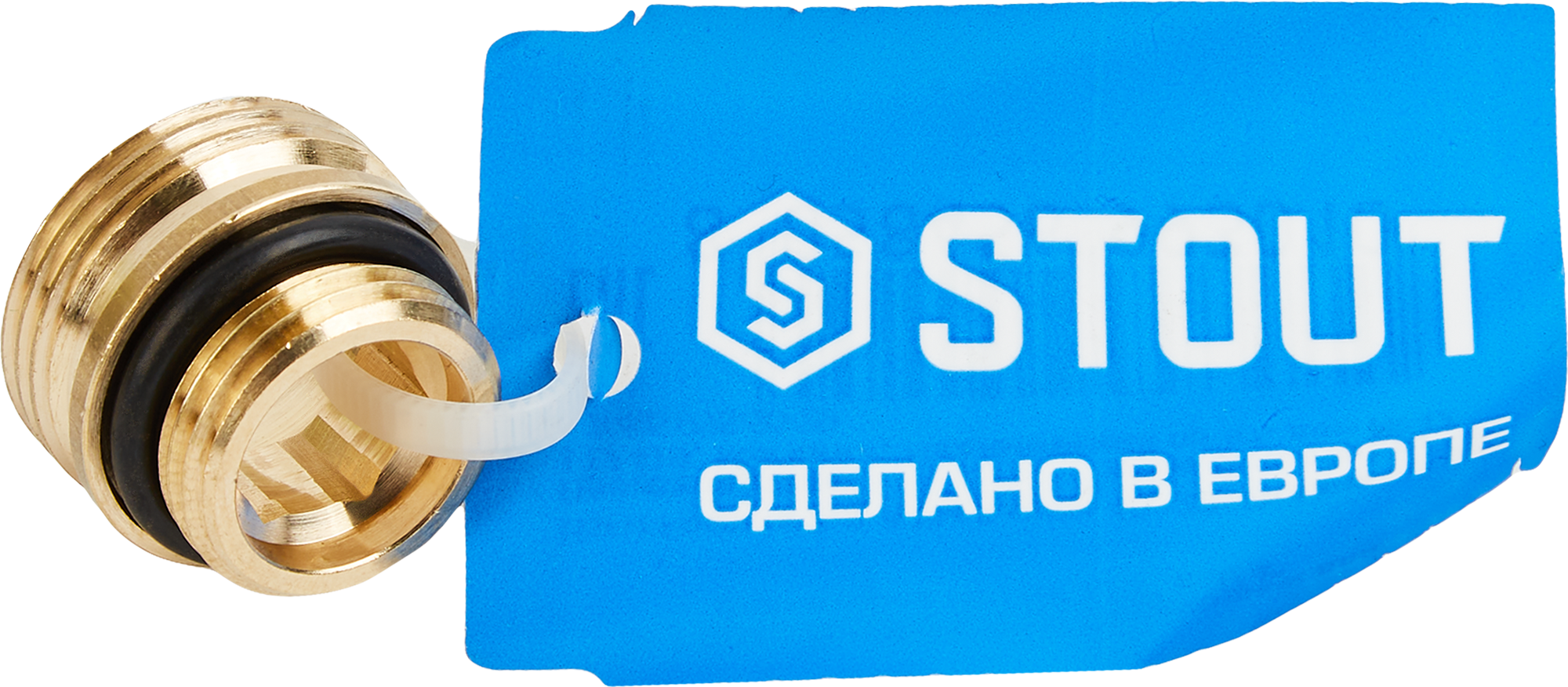 Переходник Stout для радиаторов 1/2"×3/4" с наружной резьбой 82432395 STLM-0027272 - Вид №2