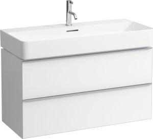 H4102021609991 Шкафчик под раковину с двумя ящиками, компактный сифон, под раковину 810287 LAUFEN PRO