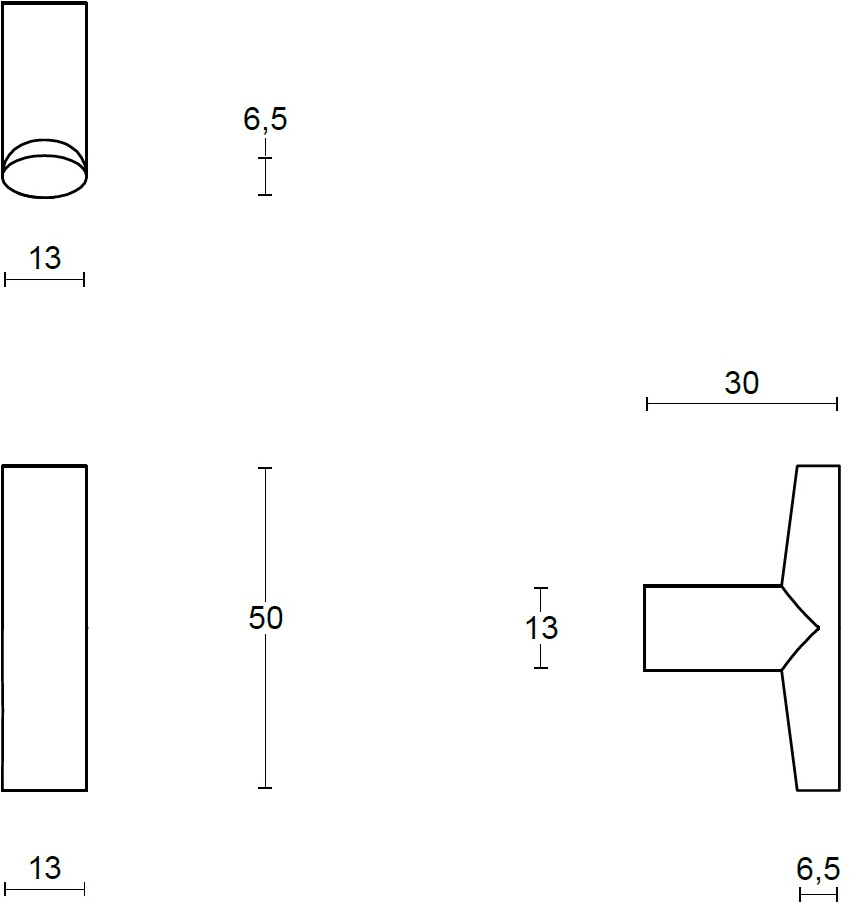 Formani Мебельная ручка из черного сатинированного ПВХ Inc sun-id-1440662 - Вид №1