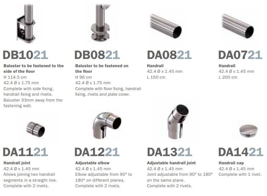 Fontanot Парапет из стали и стекла Ringhiere | balaustre sun-id-1345207 - Вид №4