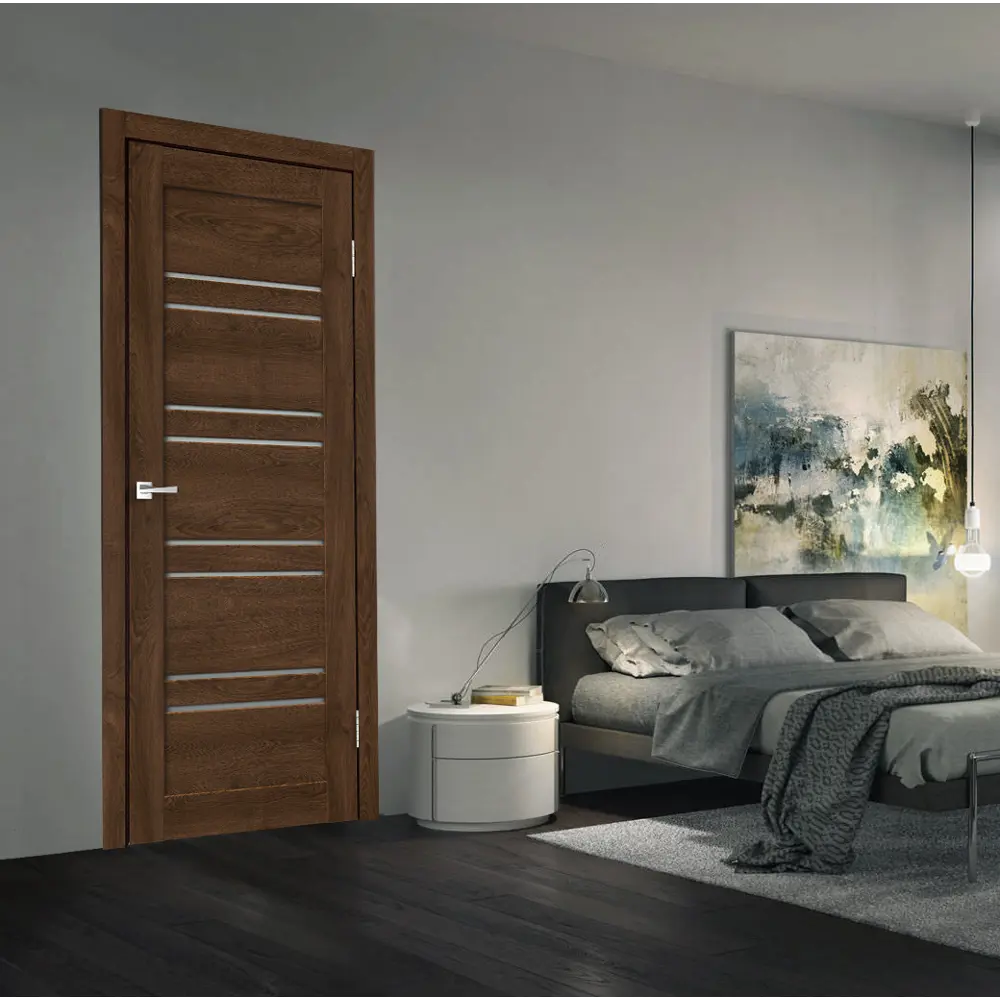 VELLDORIS Межкомнатная дверь Лайн 1 с вертикальным остеклением 88483290 STLM-0896754 - Вид №4