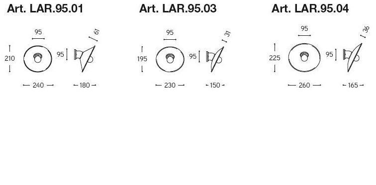 Aldo Bernardi Настенный светильник в рамке Polare sun-id-1515645 - Вид №2