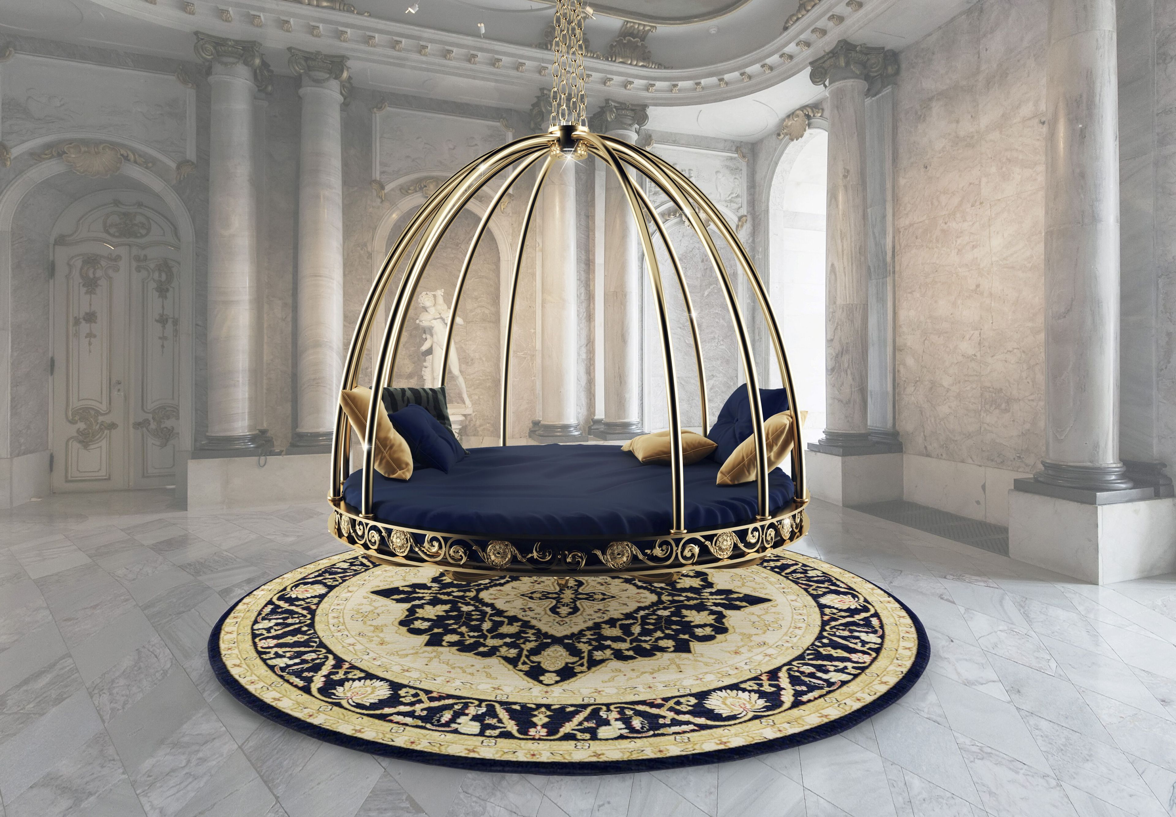 Подвесное кресло из нержавеющей стали Galbiati Exclusive Interiors ARCH-00044713 - Вид №1