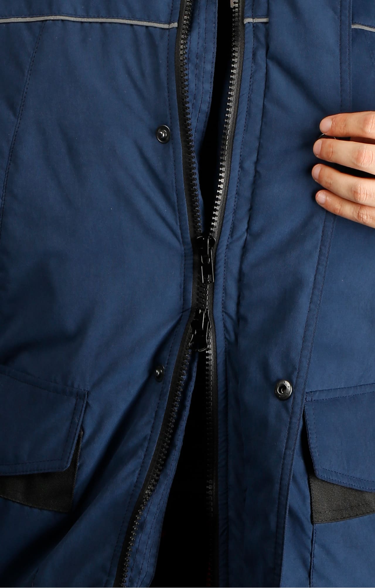 5035749 Куртка "Простор" утепленная темно-синяя  Зимняя спецодежда  размер 56-58/182-188  - Вид №7