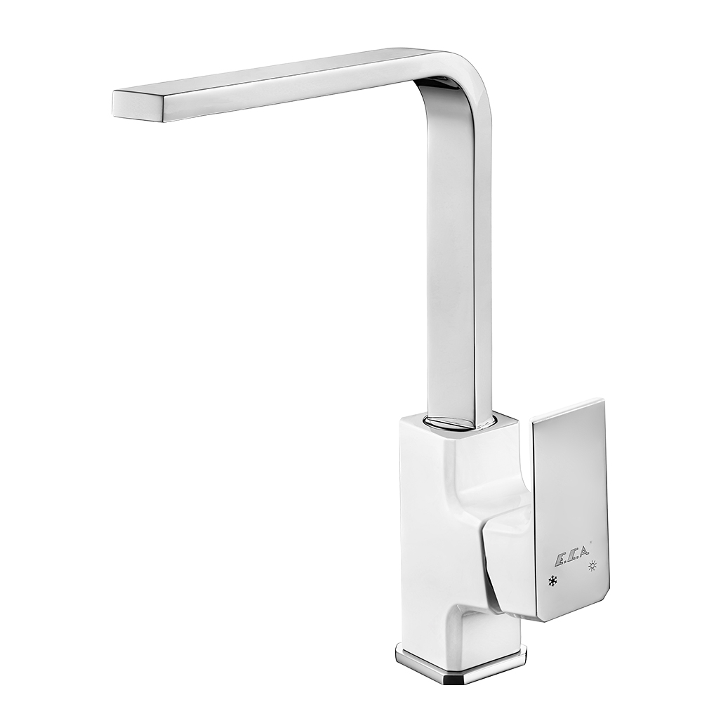 104818123  Смеситель для мойки Tiera - белый Eca 