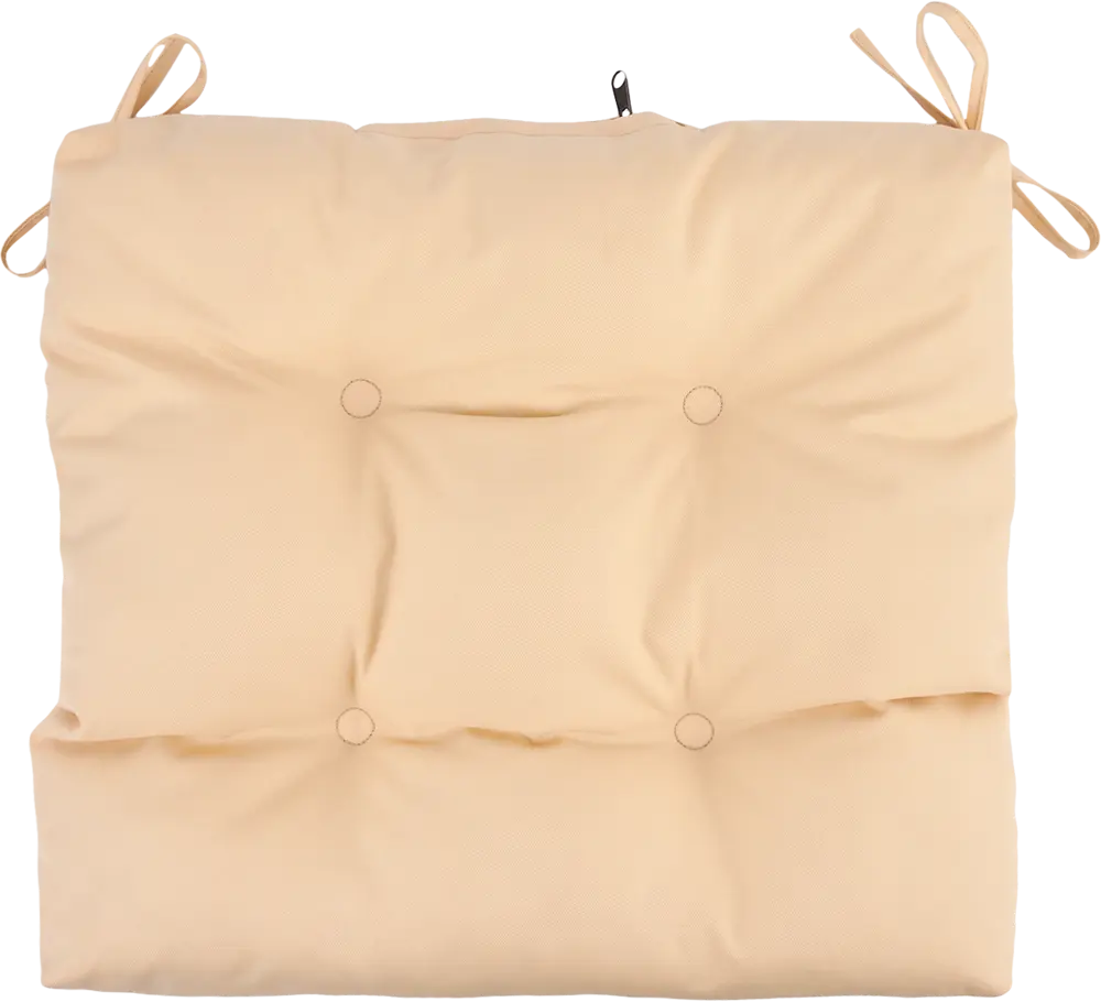 ТУБА-ДУБА Подушка для стула Дачные Посиделки 40х40 см кремовая 84707757