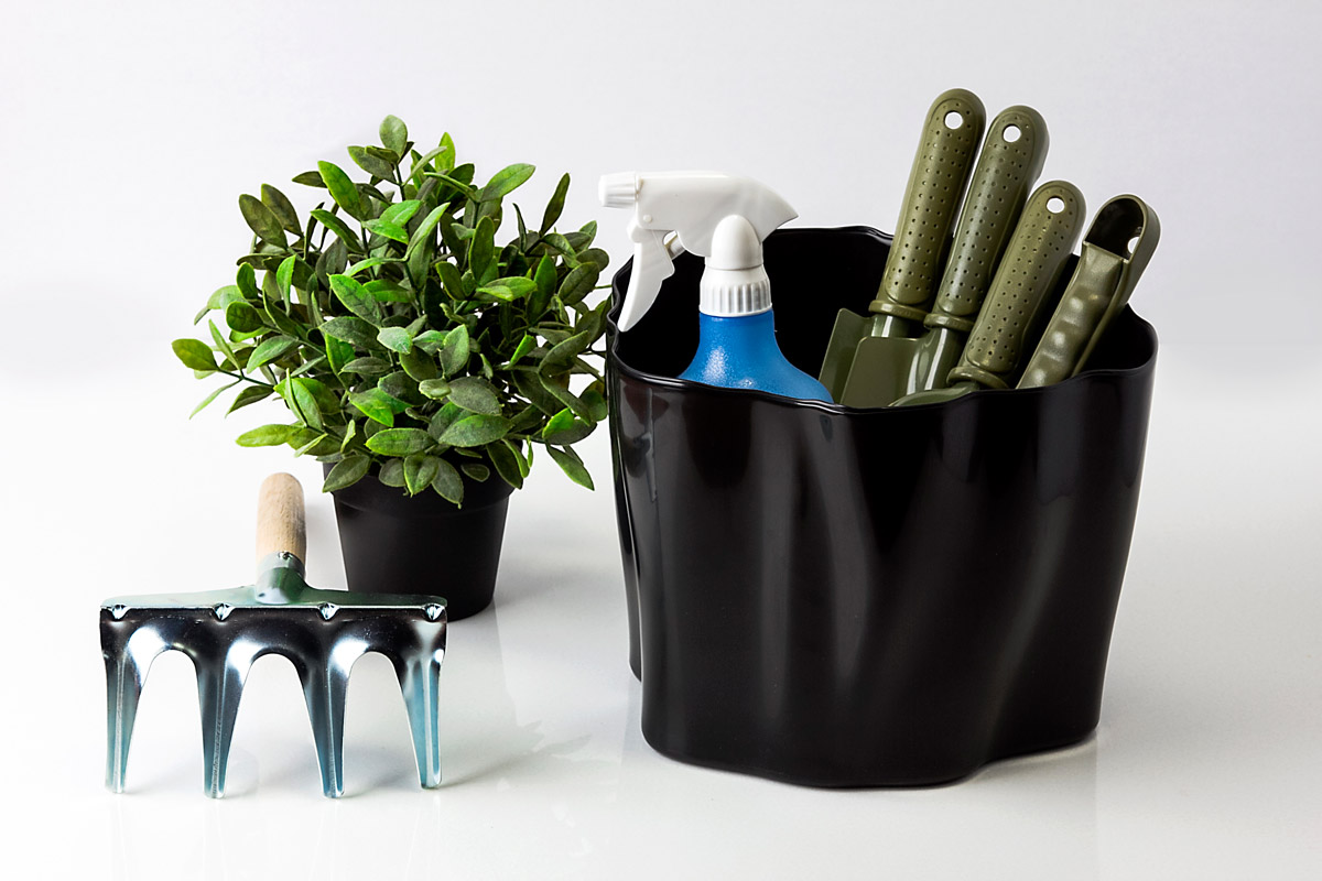 Органайзер Flow средний черный Qualy QL10142BK - Вид №2