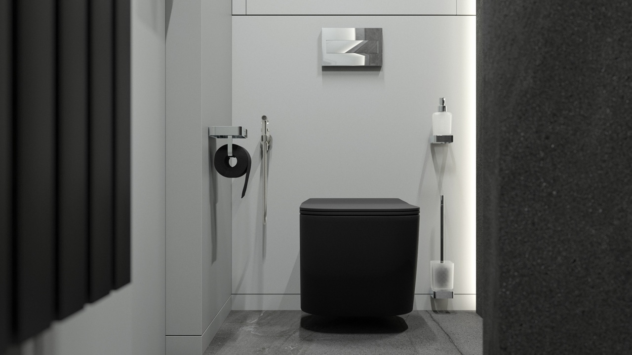 8336 Держатель туалетной бумаги с полкой ARTWELLE Regen - Вид №3