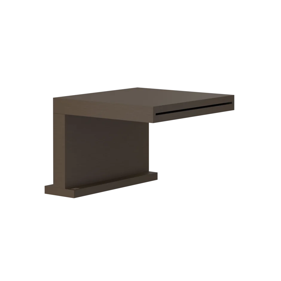 Носик для ванны 20191 845 Gessi Rettangolo k ТЕМНАЯ БРОНЗА 20191845