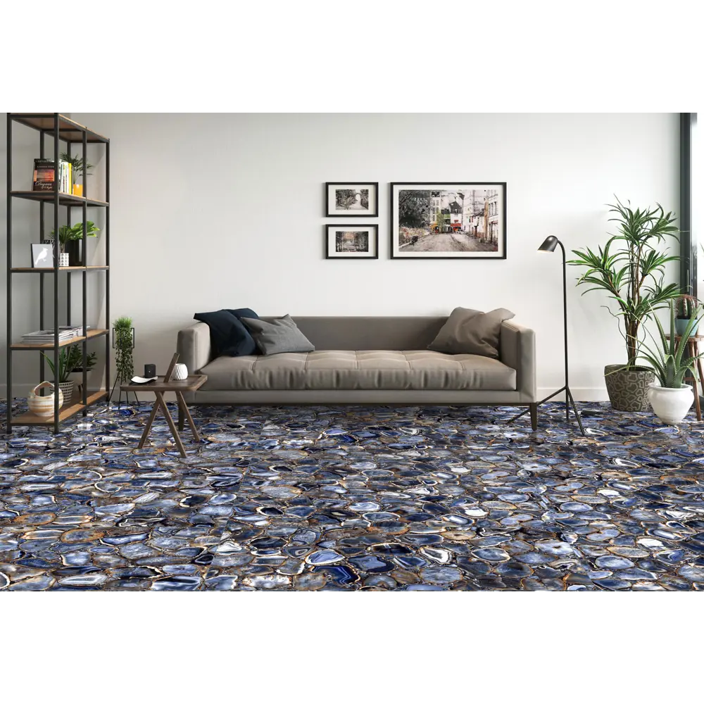 INCOLOR Agat Blue — керамогранит премиум-класса 60×120 см 86354573 Marble STLM-0068048 - Вид №5