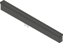 DOMUSOMNIA Встраиваемый кухонный канал EasyRack Kitchen STEP 2850, Цвет Черный KFS2850BX - Вид №1