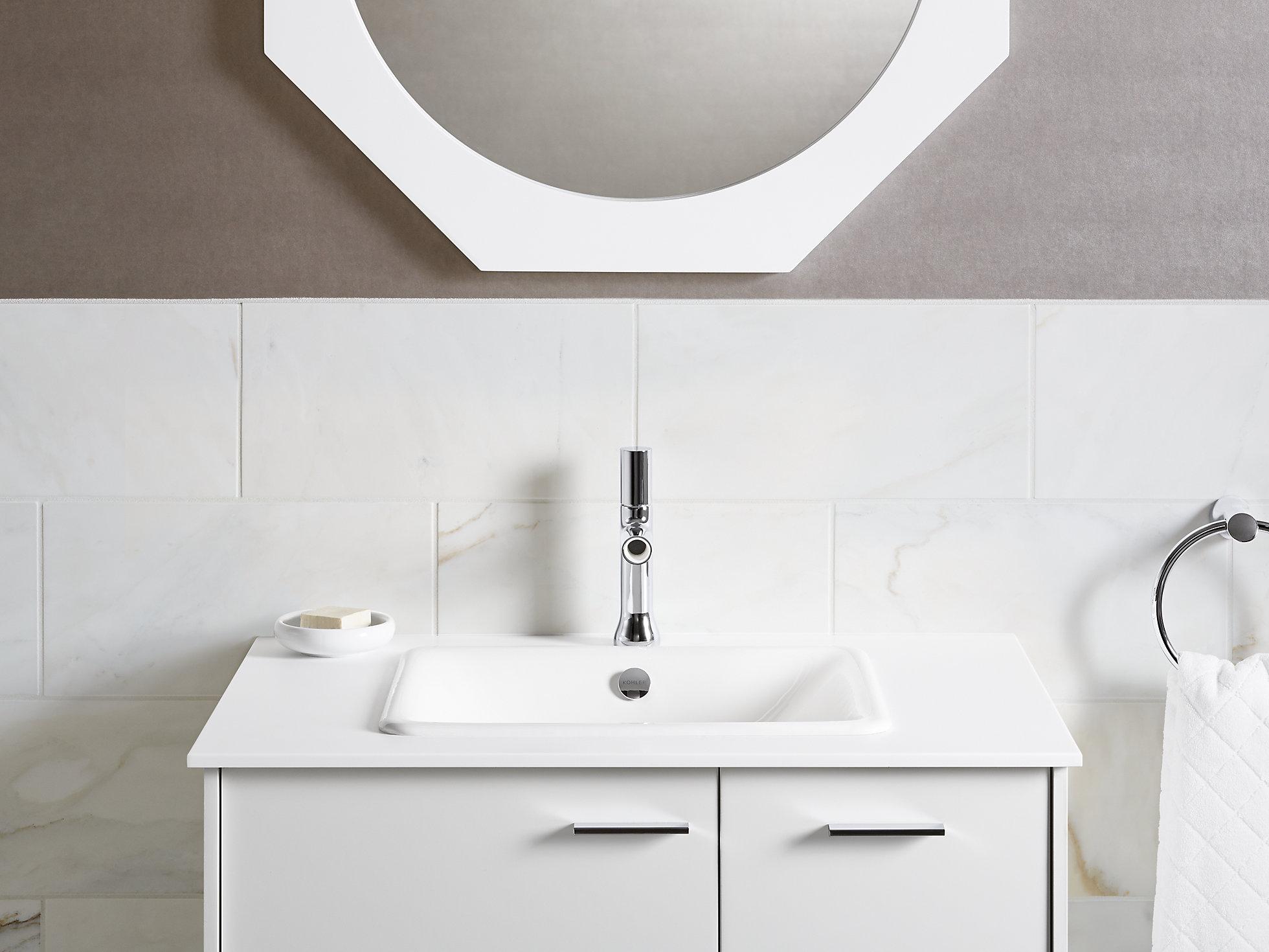 K-5400-P5-FF Накладная раковина на столешницу  прямоугольная Kohler  - Вид №2