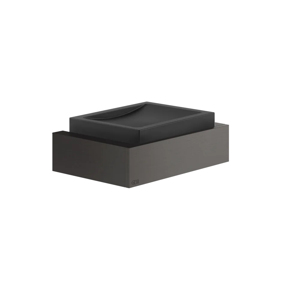 Держатель для мыла 20802 707 Gessi Inverso ЧЕРНЫЙ МЕТАЛЛ BR. PVD 20802707