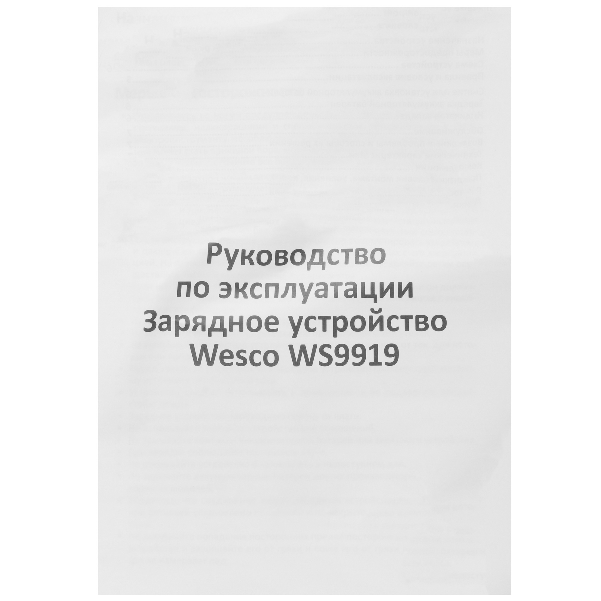 Зарядное устройство Wesco WS9919 1ForAll 18V 5410949 STDN-0098472 - Вид №3