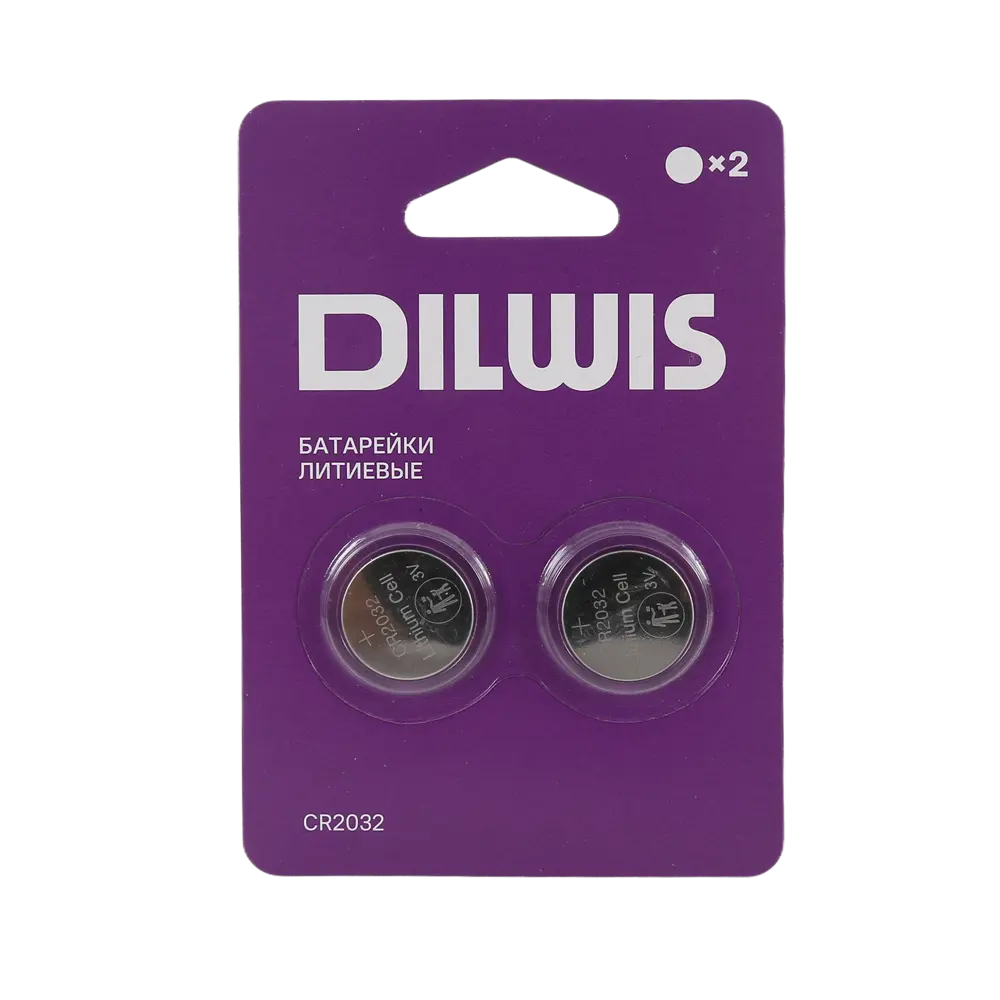 Батарейка литиевая DILWIS CR2032 2 шт 89454206 STLM-2133736 