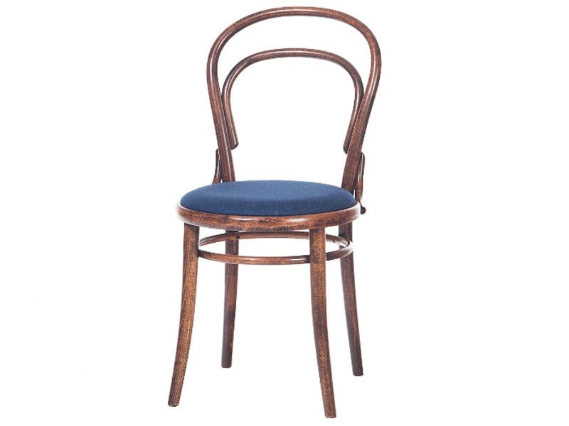 Деревянный стул с мягким сиденьем TON N° 14 ARCH-00078815 - Вид №5