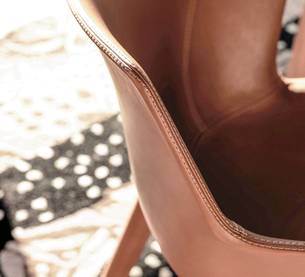 Кожаный стул с подлокотниками Driade Lou Read ARCH-00147392 - Вид №4