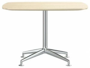 Brunner Стол для переговоров из алюминия и дерева Fina