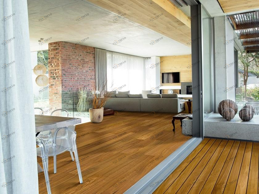 Unikolegno 2-х слойный паркет из тикового дерева Type sun-id-1413887