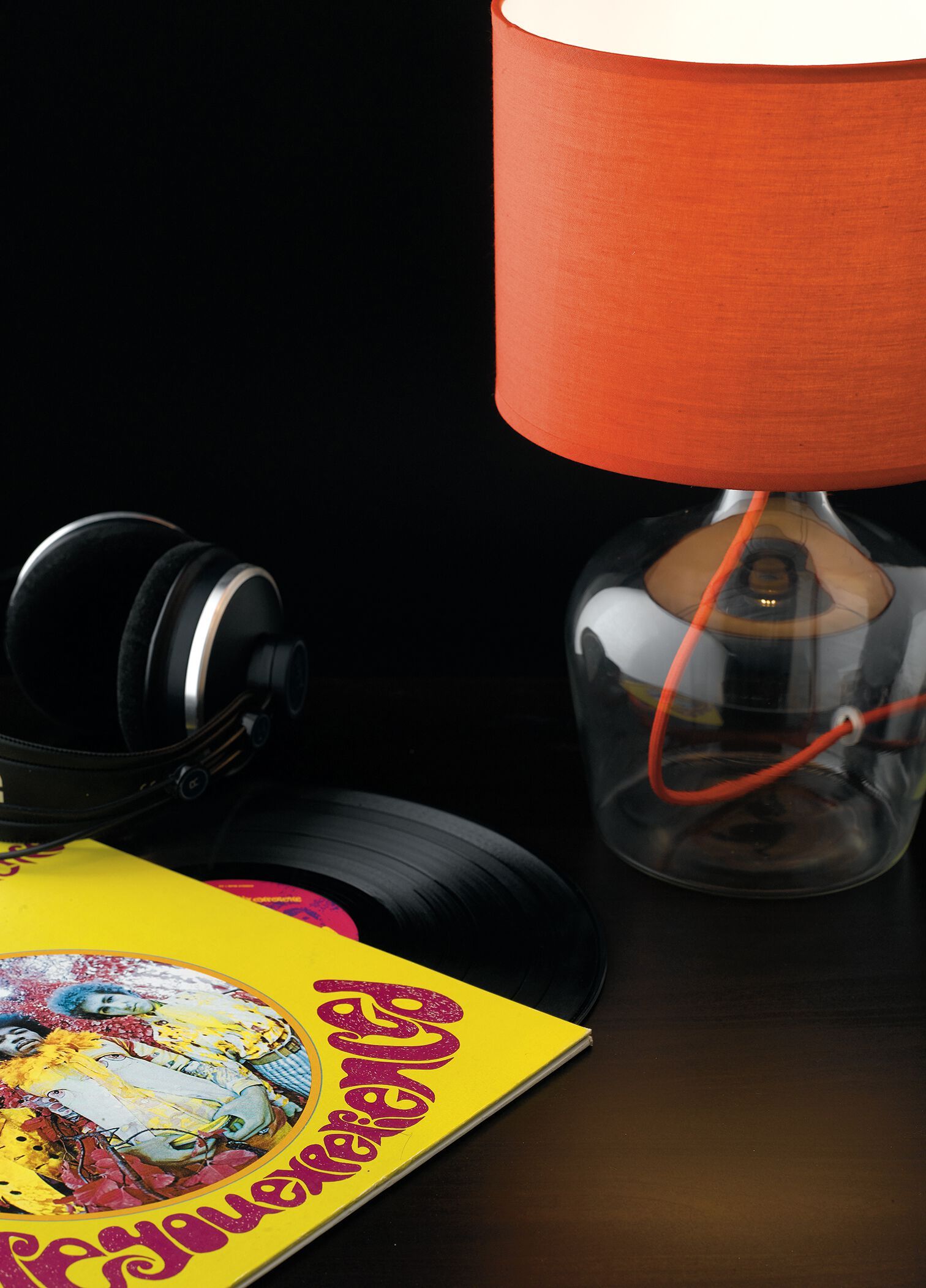 Настольная лампа из дутого стекла и ткани Fan Europe Lighting окружающий свет дизайн ARCH-00078673 - Вид №7