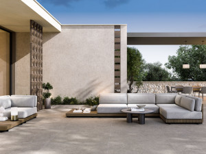 Пол / облицовка керамогранита с эффектом камня для внутреннего и наружного применения