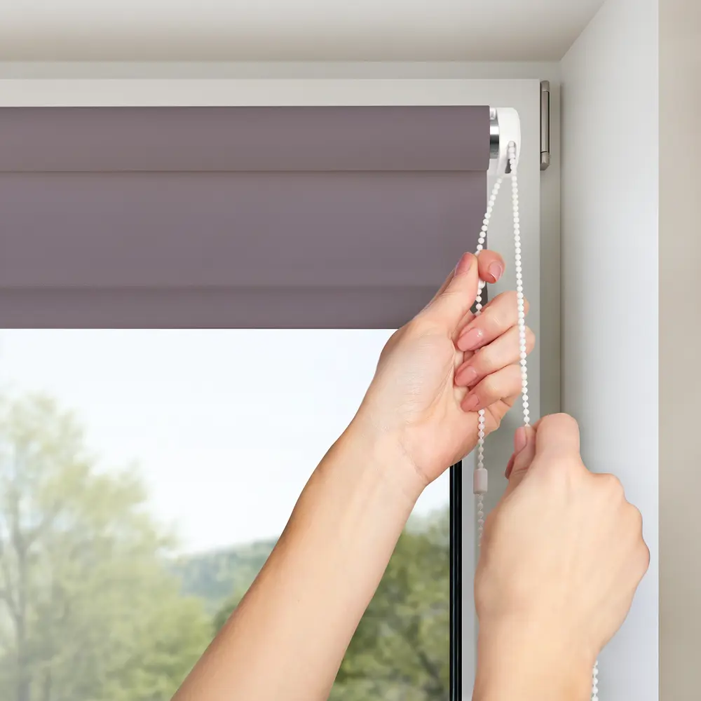 Штора рулонная Plain, 40x160 см, цвет серый PRAKTO STLM-2074263 - Вид №2