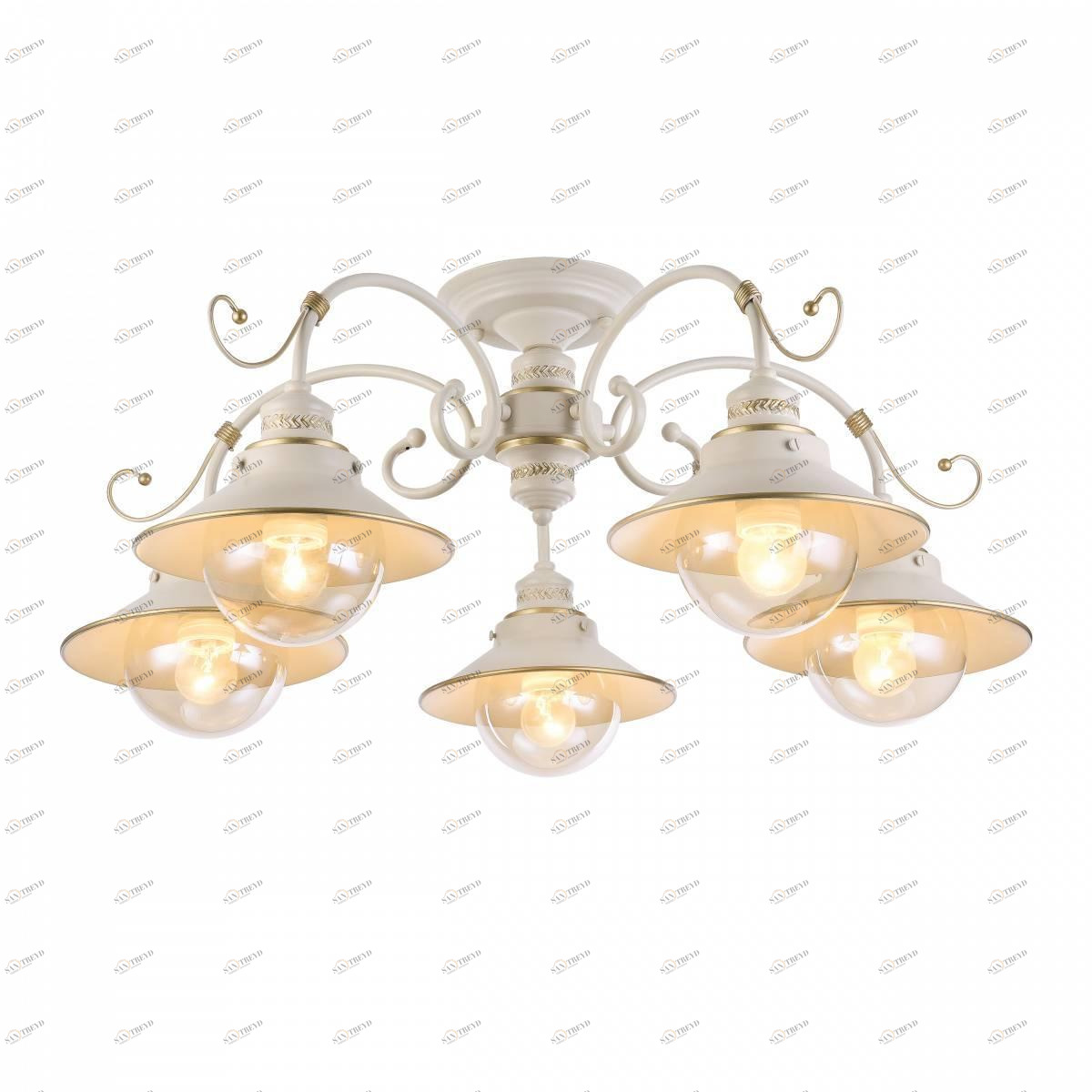 Потолочная люстра Omnilux Torri OML-50807-05 OMNILUX TORRI 279204 Кремовый 