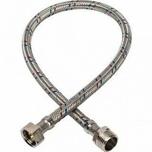 Гибкая подводка для воды НР 1/2 х ВР 1/2 STOUT - 600 мм