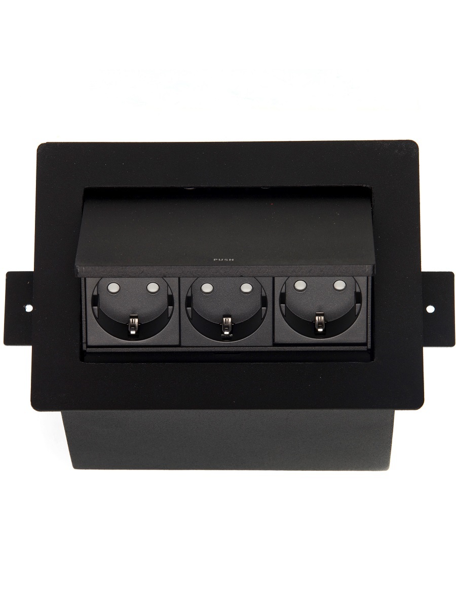 Блок электрических розеток Shift 12100 Black NAVAKO  - Вид №2