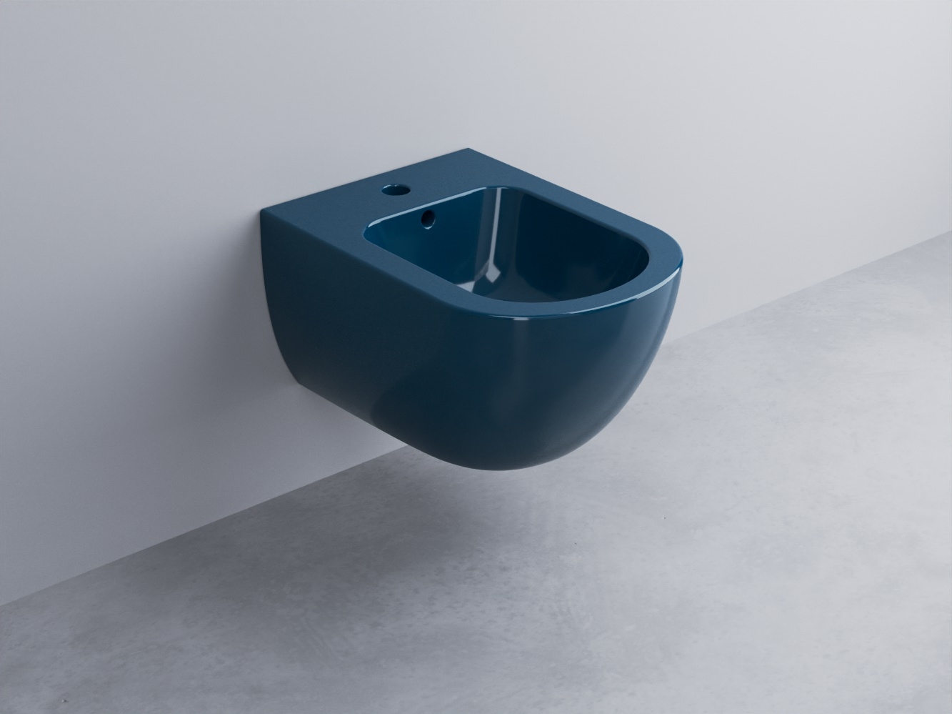 EJBSR-OL Биде подвесное с одним отверстием под смеситель, в комплекте с крепежами Enjoy Mini 48 cielo Enjoy + Amedeo Ceramica Cielo