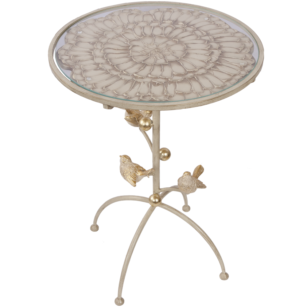 19034 Столик Терра Птички Айвори BOGACHO 4627155813727 - Вид №3