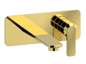 Настенный смеситель для раковины с автоматическим сливом