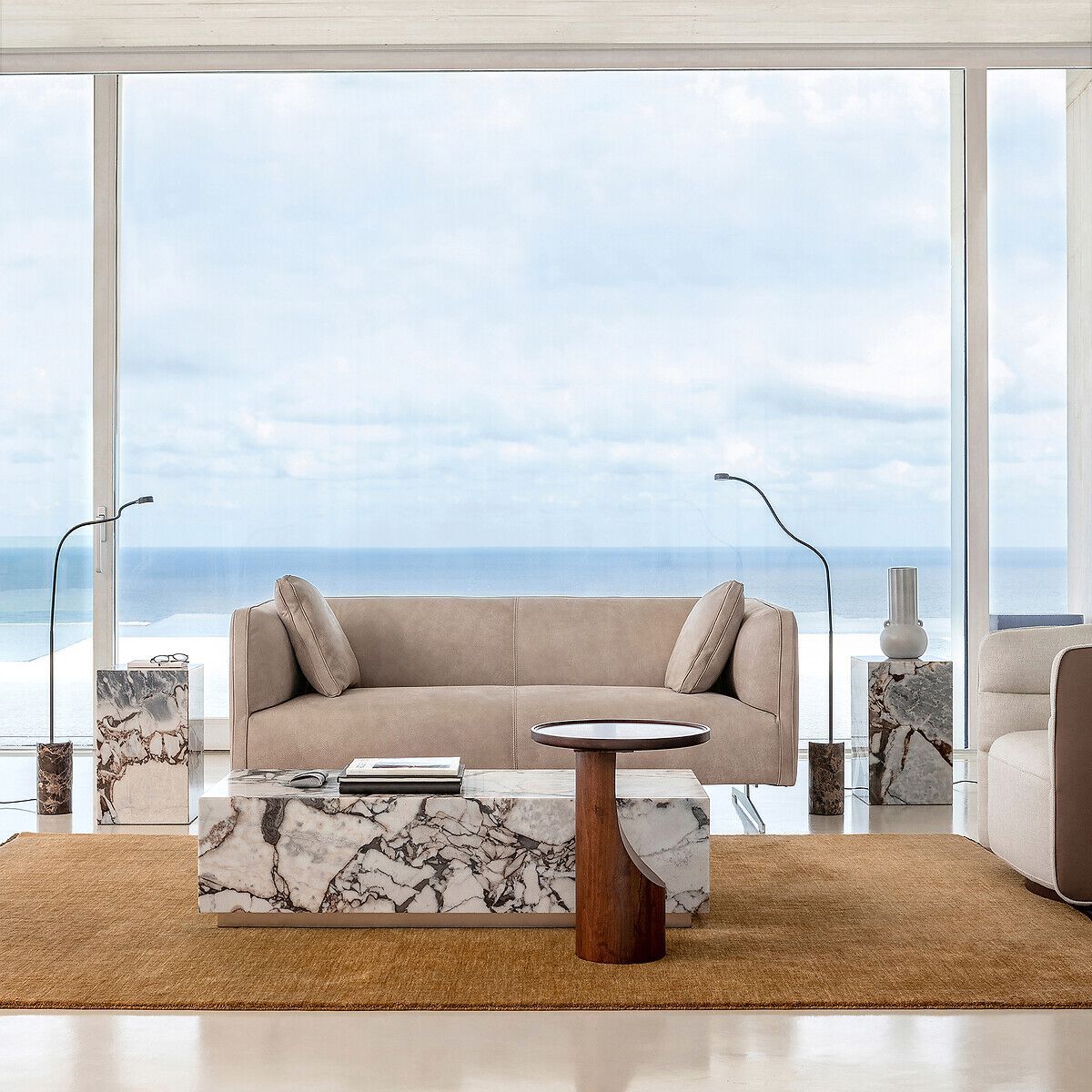 Мраморный журнальный столик AMPM ALCANA ARCH-00110621 - Вид №3