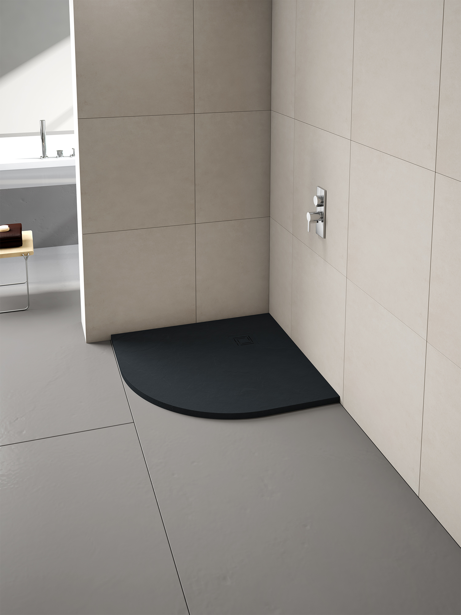 Душевой поддон T90QW Merlyn Truestone - Вид №1