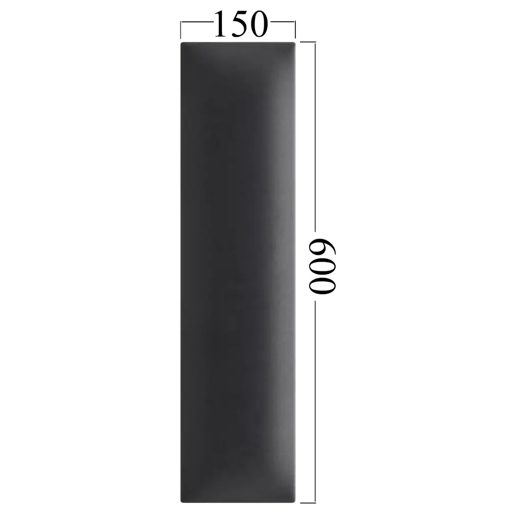 Панель тканевая Vilo 150x600 мм цвет графит 85517694 STLM-2165559 Santreyd  - Вид №6