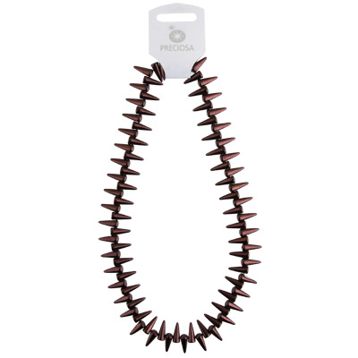 112-01-321 Бусина Чехия на нитях 5 x 13 мм 81 шт PRECIOSA 