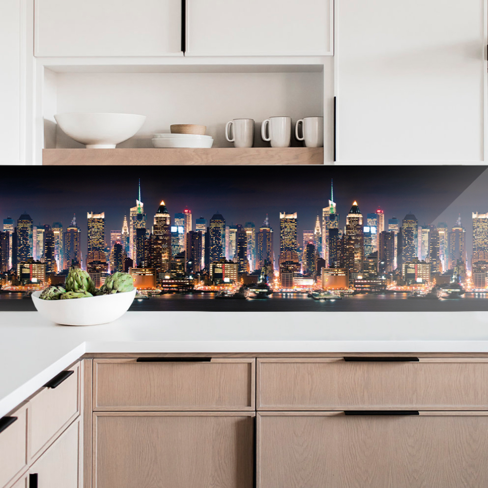 Кухонный фартук АБС Stella Light Город 600*3000*0,75мм STSR-992 - Вид №1