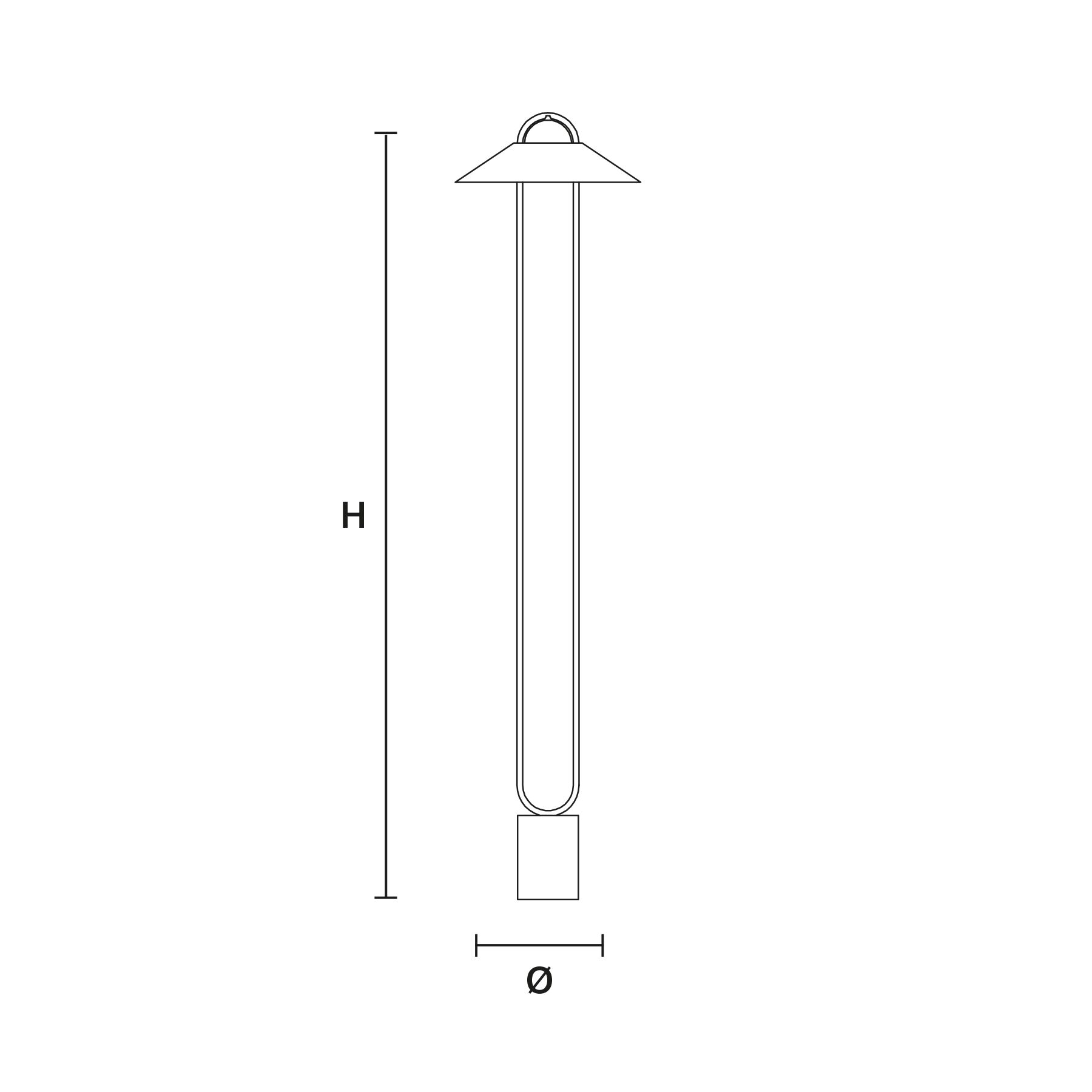 Металлический светодиодный торшер Masiero Luppiter ARCH-00081604 - Вид №2