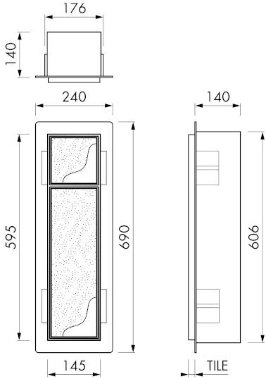 ESS Easy Drain Держатель туалетной бумаги / ершик для унитаза T-roll Tcl-10 - Вид №6
