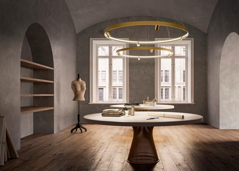 PANZERI Светодиодная подвесная лампа из экструдированного алюминия sun-id-1415690 - Вид №1