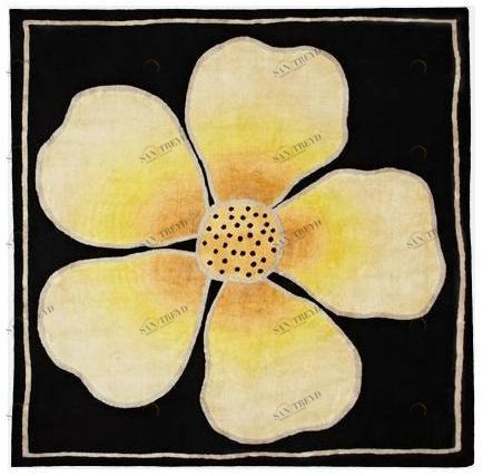 Deirdre Dyson Квадратный цветочный ковер 2011 64 