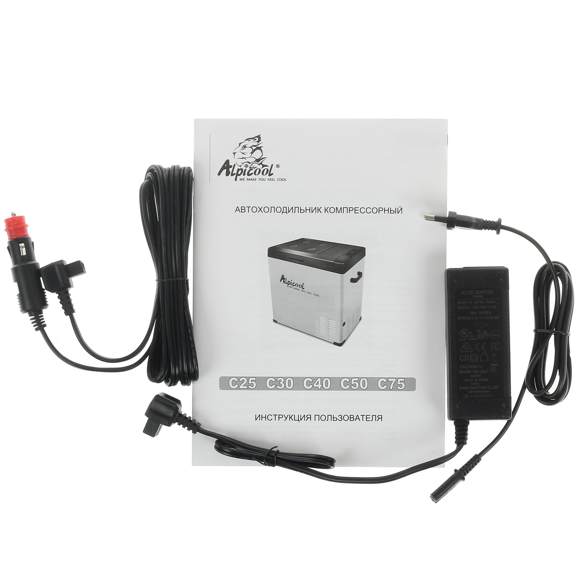 5324149 Холодильник автомобильный ALPICOOL C30 серый STDN-0120165 - Вид №8