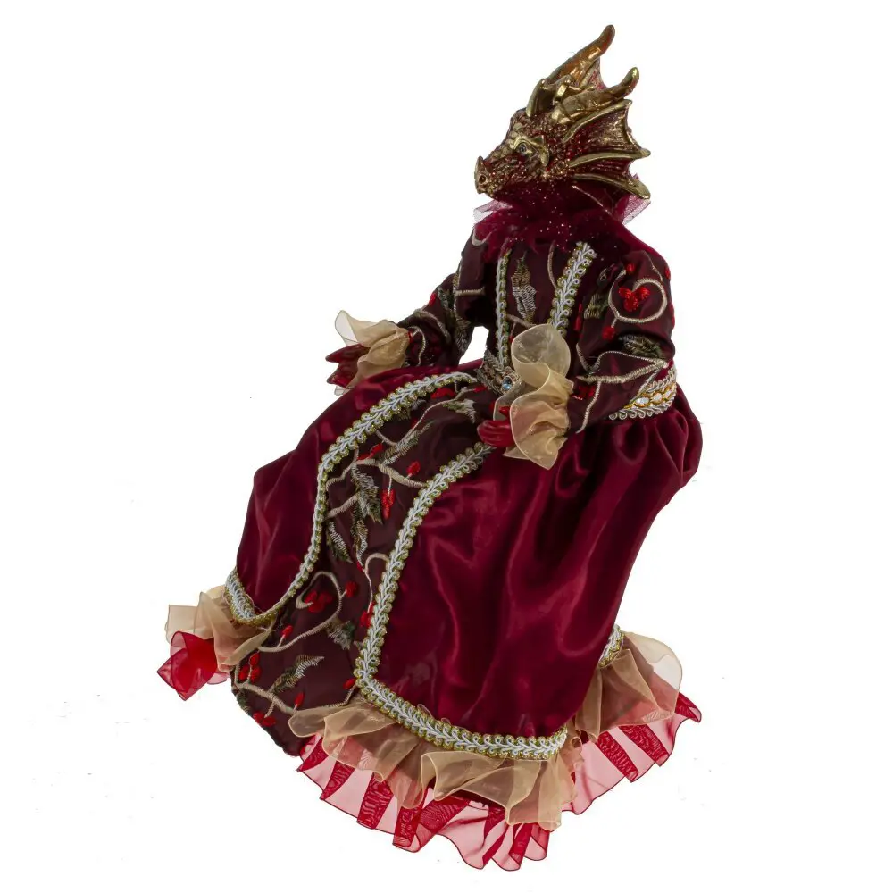 Фигурка новогодняя Дракон 43 см цвет бордовый Santreyd STLM-2053498 - Вид №2