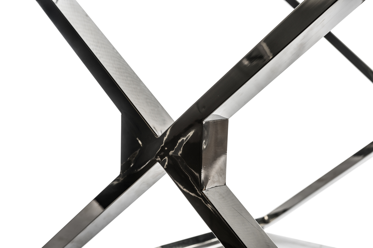 Журнальный столик квадратный темно-серый пдо мрамор 65 см Botella ДОМАШНЯЯ ОБСТАНОВКА SKY 045164 Серый Santreyd - Вид №5