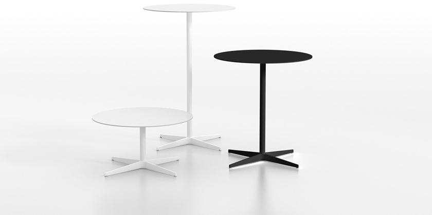 Viccarbe Круглый стол из МДФ с основанием 4 звезды Eli sun-id-1416816 - Вид №2