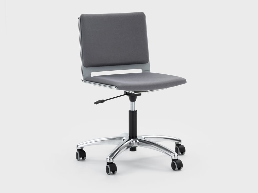 Тканевый регулируемый по высоте рабочий офисный стул с колесами Viganò Daisy ARCH-00128269