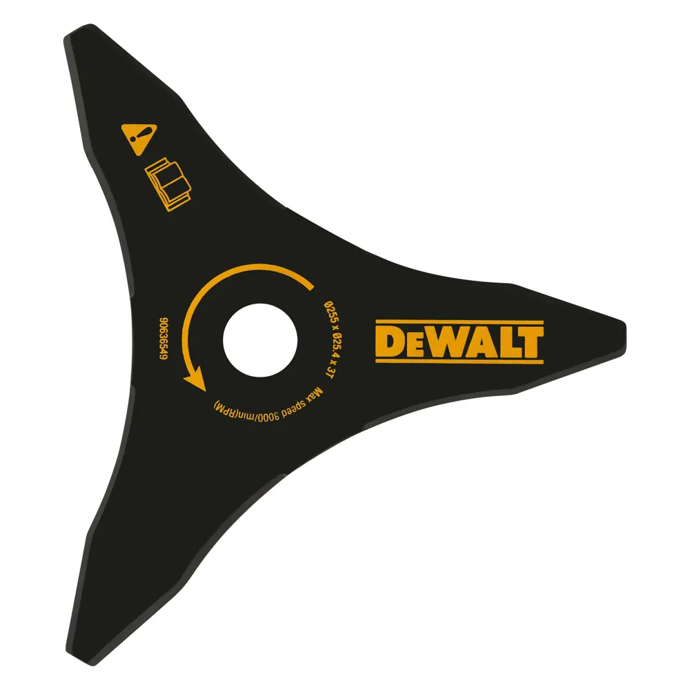 Нож для триммера трёхлучевой 255x25.4 мм 82840791 STLM-2110625 DeWALT 