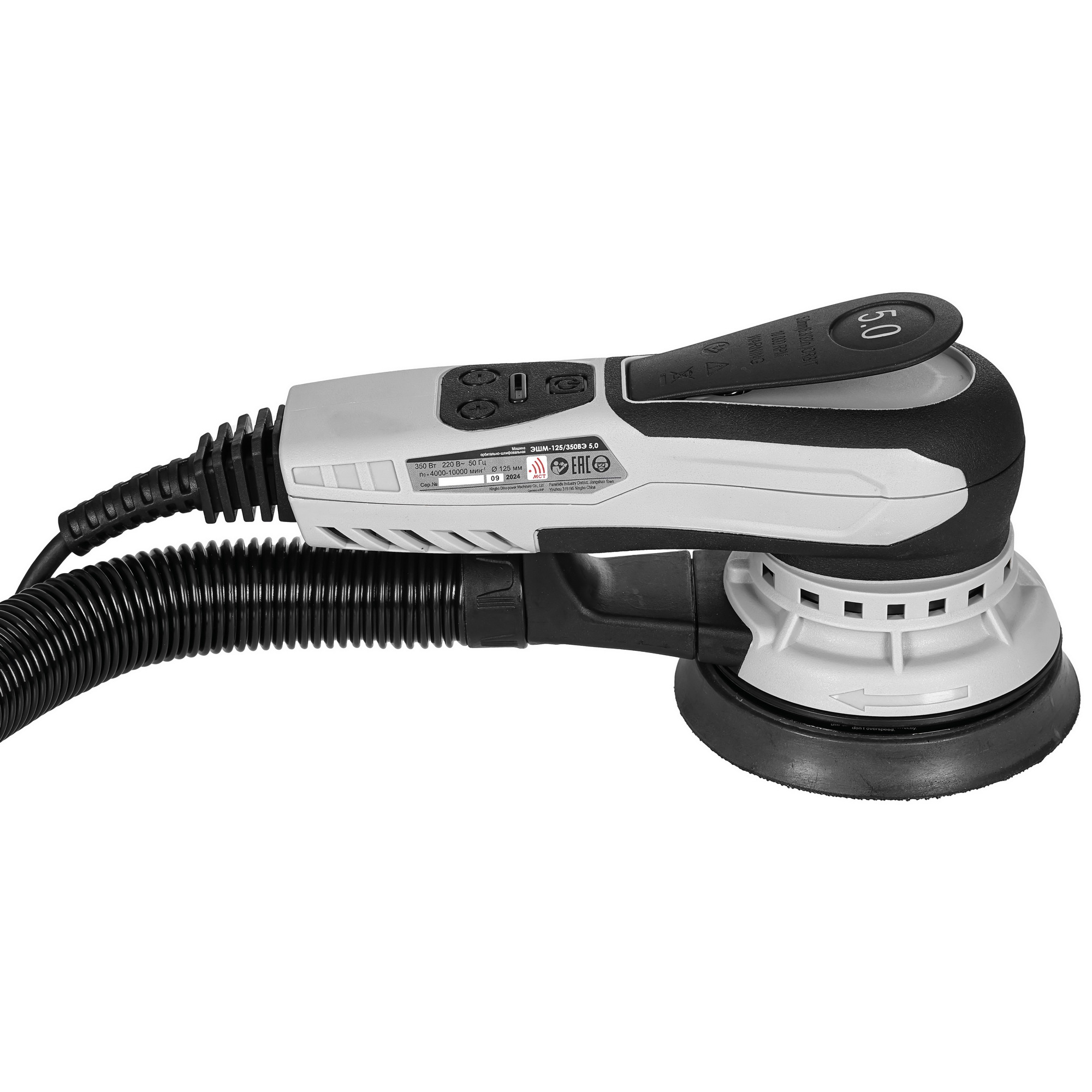 Эксцентриковая шлифмашинка ИНТЕРСКОЛ ЭШМ-125/350ВЭ 5611643 STDN-0136493 - Вид №3