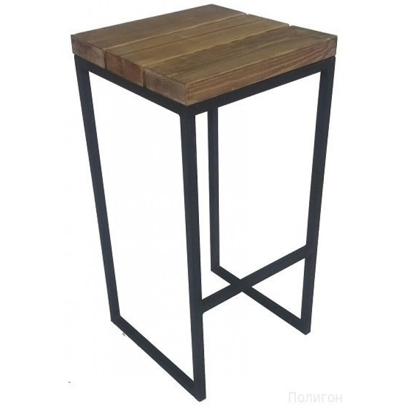 LFBS01.01.01-MS.LF ЛОФТ 1 без спинки, стул барный уличный металлический LAB.Space  - Вид №1